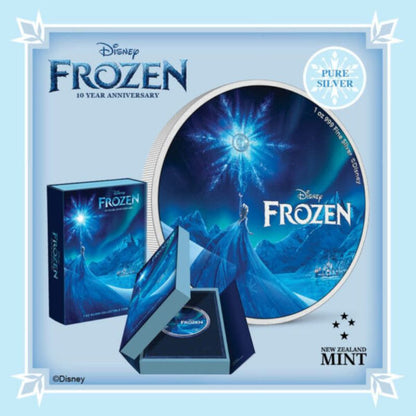 2023 Niue Disney Frozen 10th Ann. 1oz Silver Colorized Proof Coin