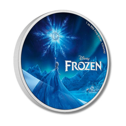 2023 Niue Disney Frozen 10th Ann. 1oz Silver Colorized Proof Coin