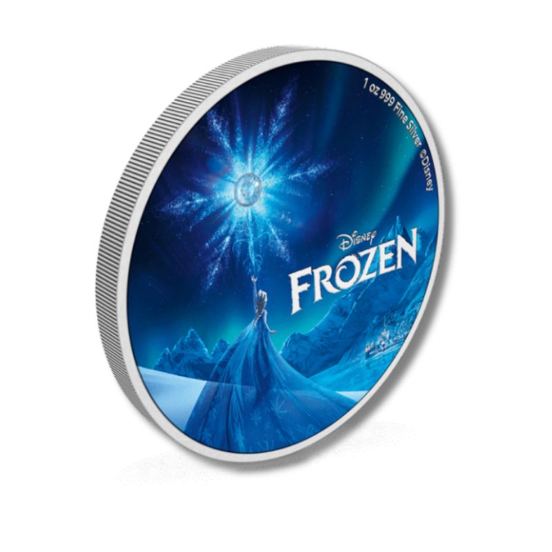 2023 Niue Disney Frozen 10th Ann. 1oz Silver Colorized Proof Coin