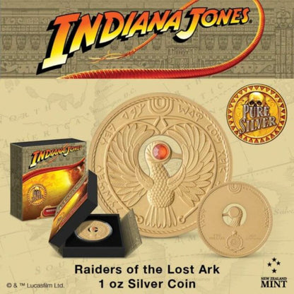 2023 Niue Indiana Jones Raiders of the Lost Ark 1oz Silver Proof Coin