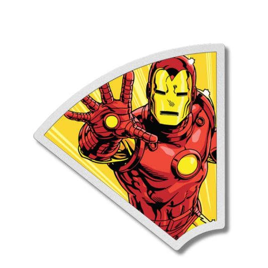 2023 Niue Marvel Avengers 60th Ann Iron Man 1oz Silver Proof Coin