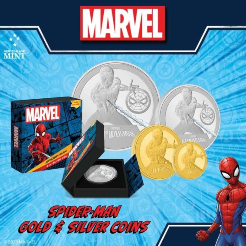 2023 Niue Marvel Classic Superheroes Spider-Man 1oz Silver Proof Coin