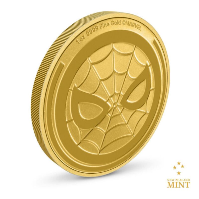 2023 Niue Marvel Spider-Man 1oz Gold BU Coin