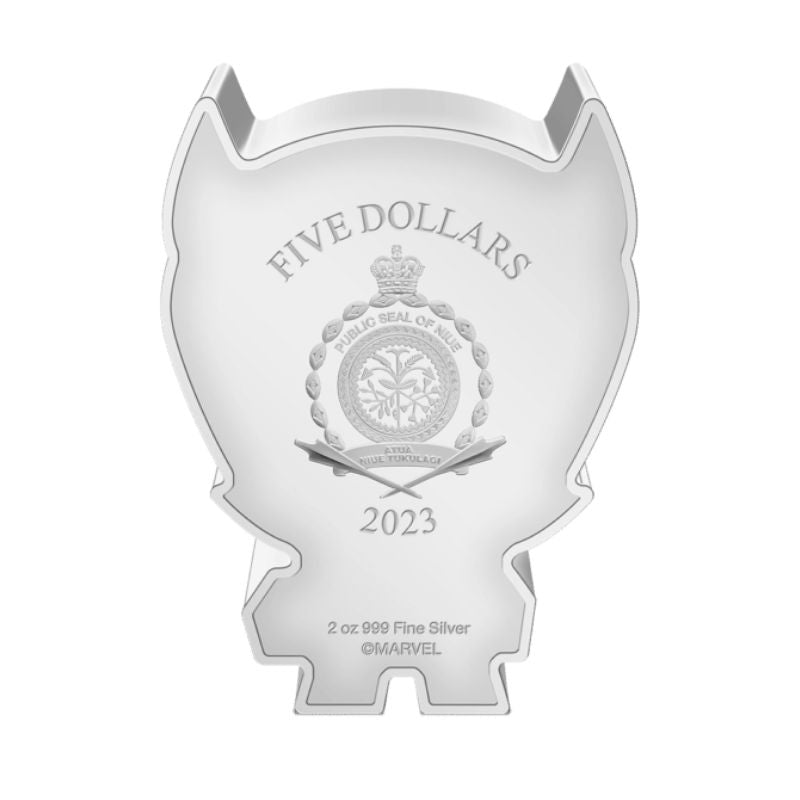 2023 Niue Marvel Thanos 2oz Silver Mega Chibi Colorized Proof Coin