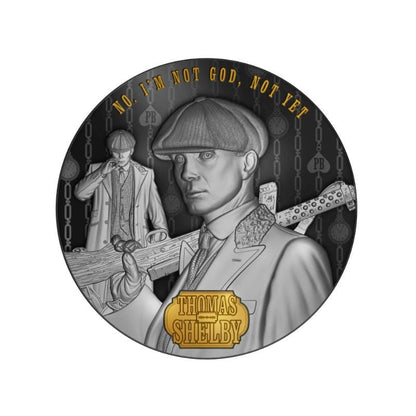 2023 Niue Peaky Blinders Thomas Shelby 2oz Silver Ultra High Relief Coin