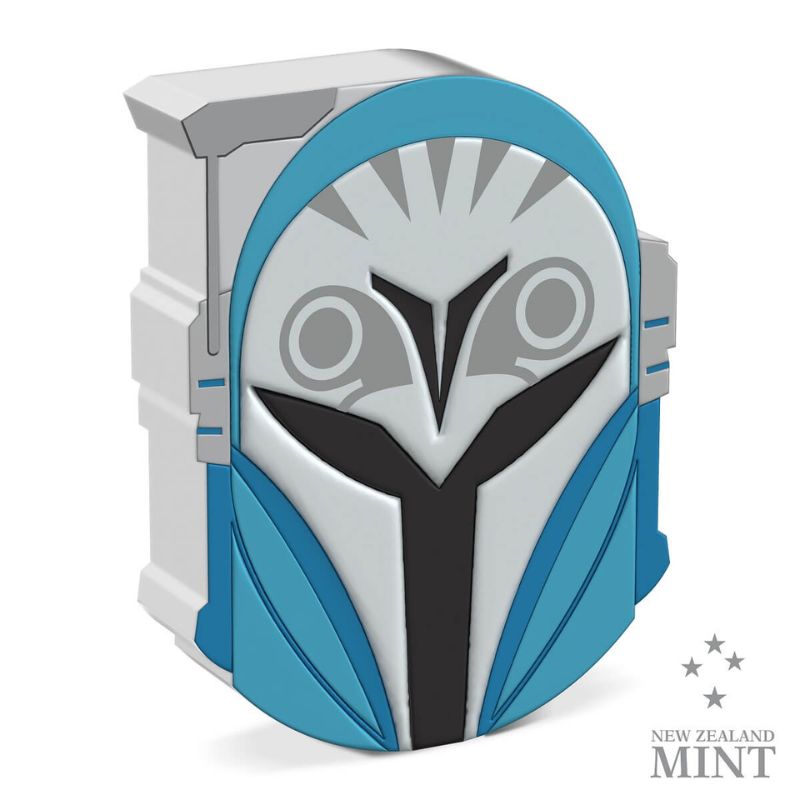 2023 Niue Star Wars Mandalorian Helmets Bo-Katan Kryze 1oz Silver Coin