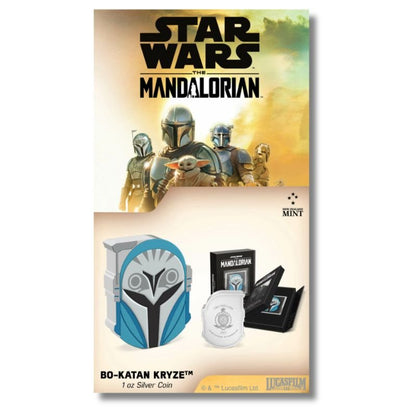 2023 Niue Star Wars Mandalorian Helmets Bo-Katan Kryze 1oz Silver Coin