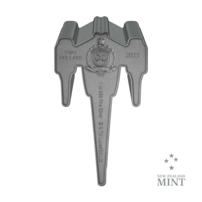 2023 Niue Star Wars Mandalorian N-1 Starfighter 1oz Silver Antiqued Coin