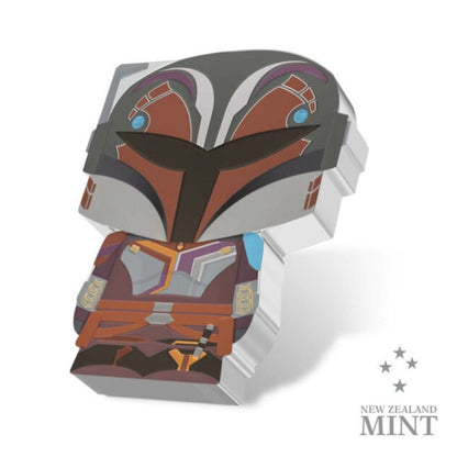 2023 Niue Star Wars Mandalorian Sabine Wren 1oz Silver Proof Chibi Coin