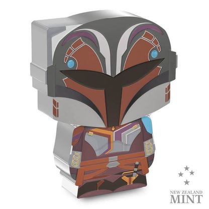 2023 Niue Star Wars Mandalorian Sabine Wren 1oz Silver Proof Chibi Coin