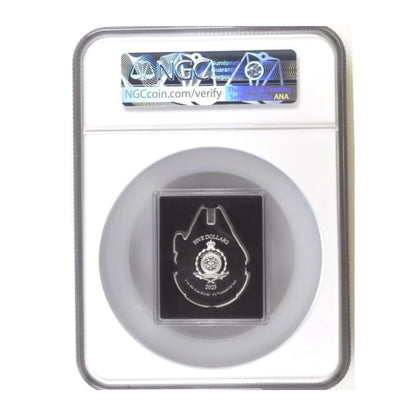 2023 Niue Star Wars Millennium Falcon 2oz Silver Coin NGC PF 70 UCAM