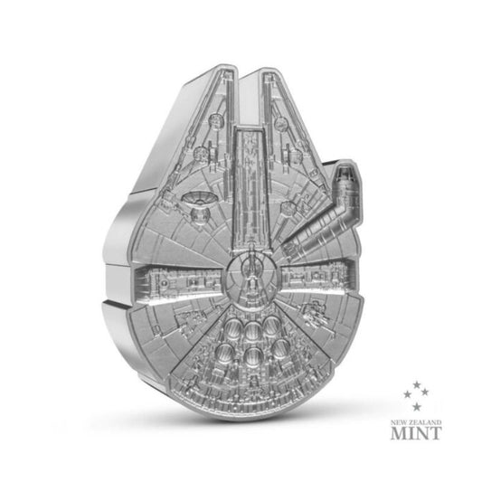 2023 Niue Star Wars Millennium Falcon 2oz Silver Shaped Coin Certificate #2