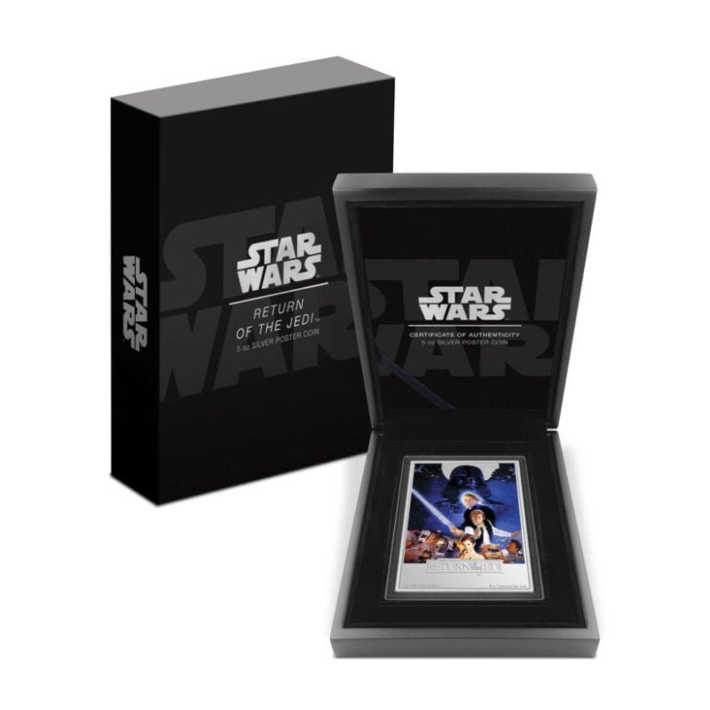 2023 Niue Star Wars Return of the Jedi 5oz Silver Proof Coin Cert #15