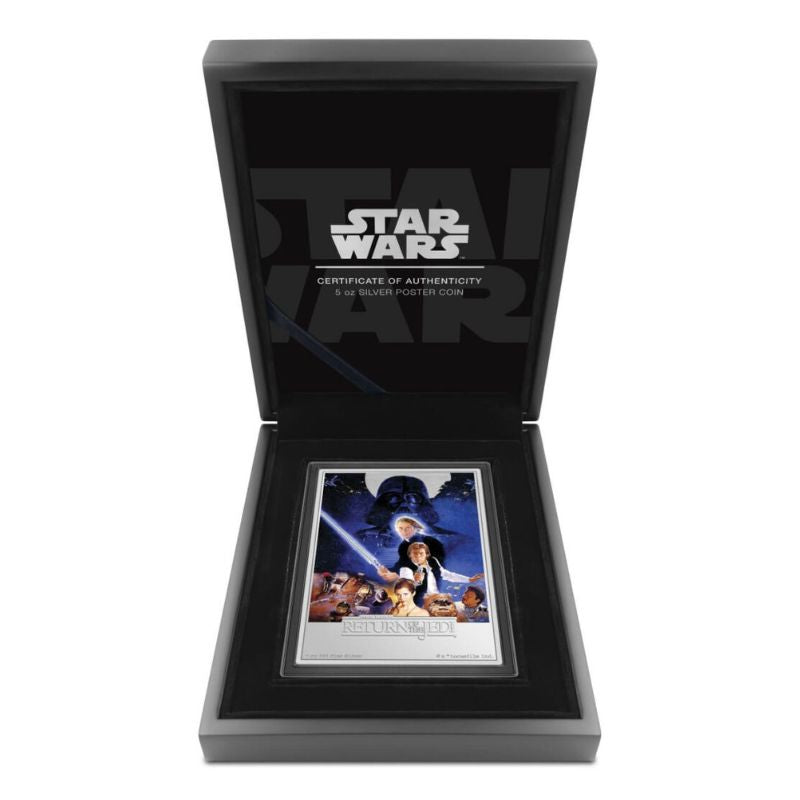 2023 Niue Star Wars Return of the Jedi 5oz Silver Proof Coin Cert #15