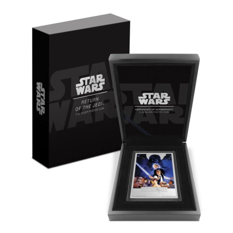 2023 Niue Star Wars Return of the Jedi 5oz Silver Proof Coin Cert #9