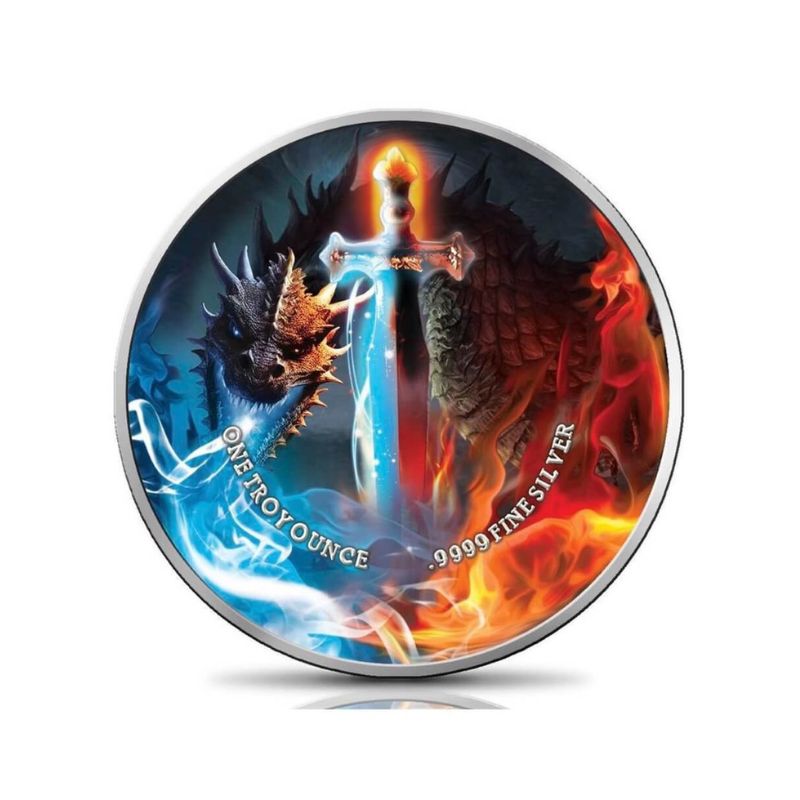 2023 Niue Sword of Truth Sword of Ice and Fire Edition 1oz Silver Coin