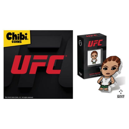 2023 Niue UFC Alexa Grasso 1oz Silver Colorized Proof Chibi Coin