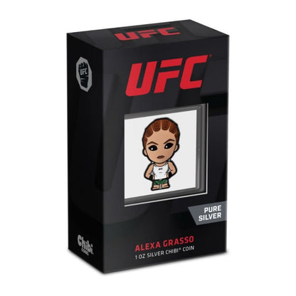 2023 Niue UFC Alexa Grasso 1oz Silver Colorized Proof Chibi Coin