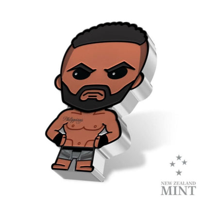 2023 Niue UFC Jon Jones 1oz Silver Colorized Proof Chibi Coin