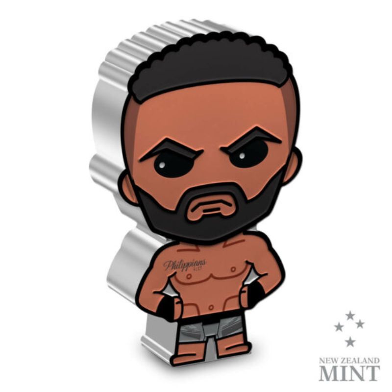 2023 Niue UFC Jon Jones 1oz Silver Colorized Proof Chibi Coin