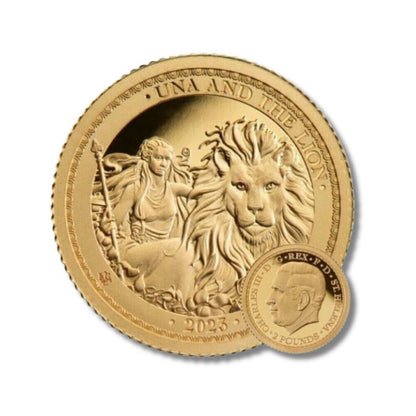 2023 St. Helena Una and The Lion 0.5gram Gold Proof Coin