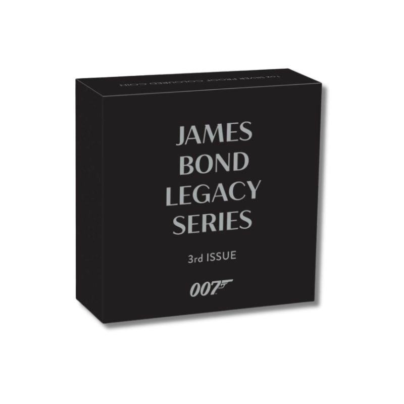 2023 Tuvalu Legacy Series James Bond Timothy Dalton 1oz Silver Proof Coin