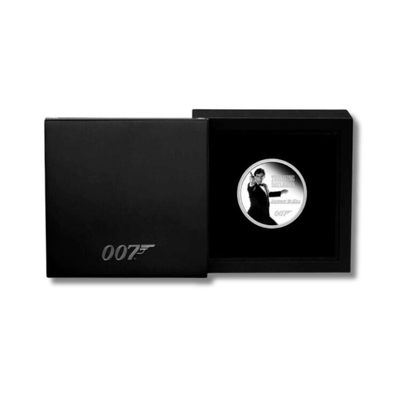 2023 Tuvalu Legacy Series James Bond Timothy Dalton 1oz Silver Proof Coin