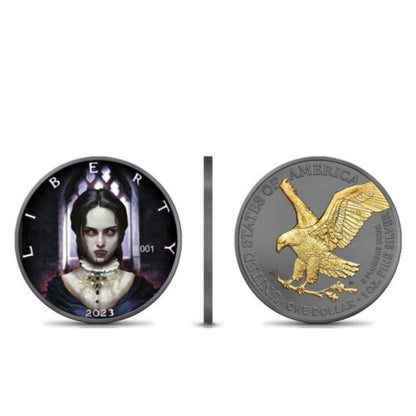 2023 United States American Eagle Vampiress 1oz Silver Ennobled BU Coin