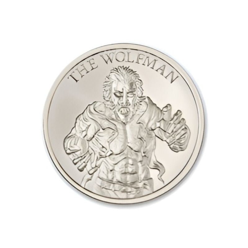 2023 intaglio The Wolfman Vintage Horror Series 1 Troy Ounce 39mm