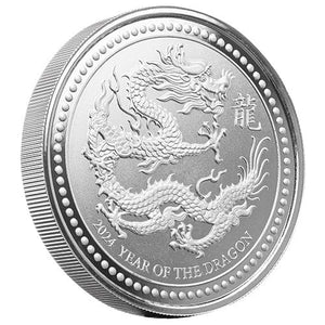 2024 1 oz Samoa Silver Dragon Coin Captain’s Chest Bullion