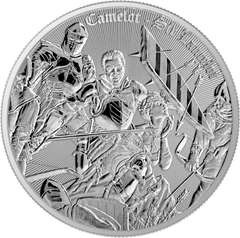 2024 1oz .999 Silver Sir Lancelot BU Premium Coin