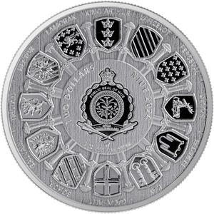 2024 1oz .999 Silver Sir Lancelot BU Premium Coin - Captain’s Chest Bullion