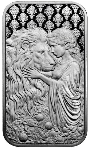 2024 1 oz Una and the Lion Silver Bar p/s