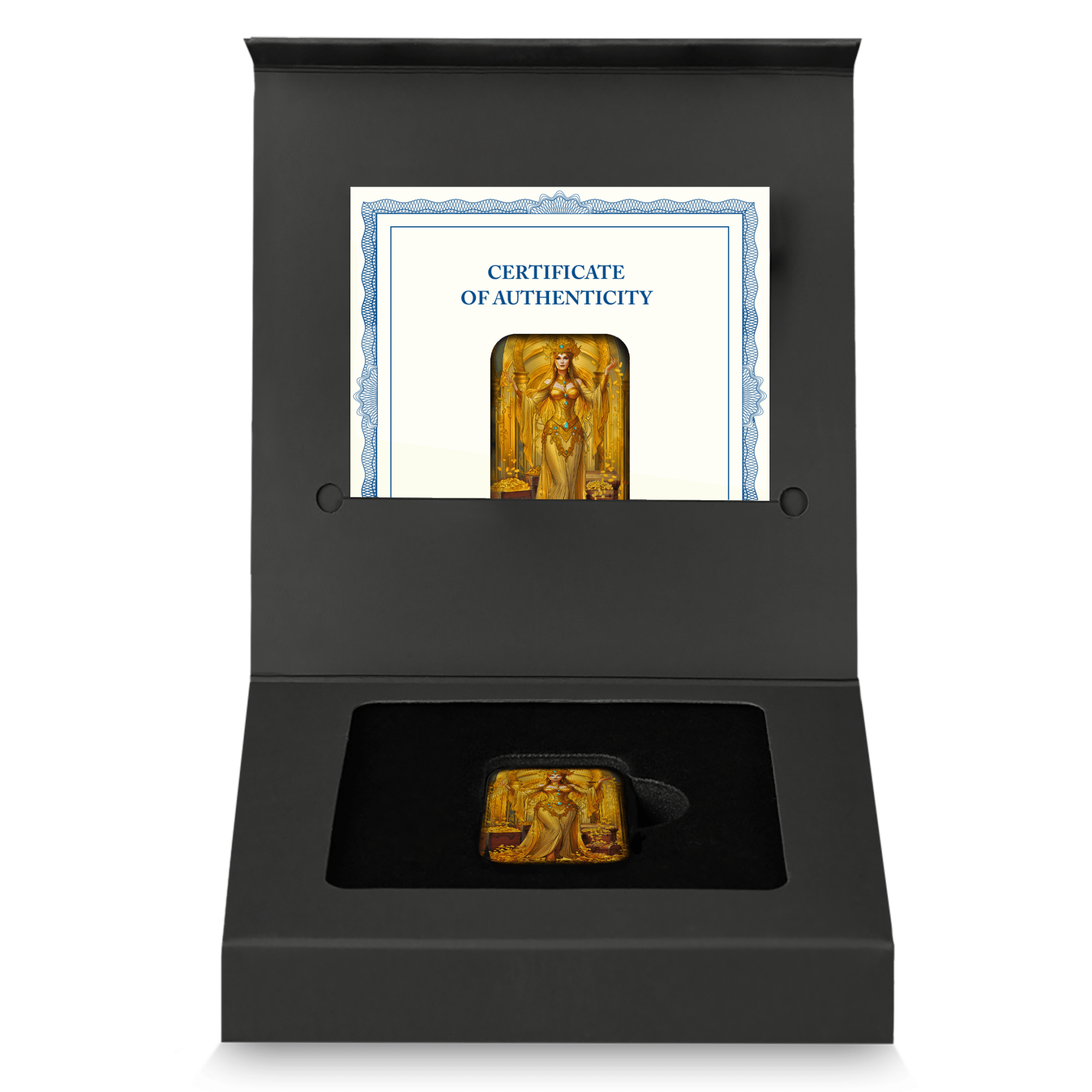 2024 2oz .999 Fine Silver Seven Deadly Sins Avarice Bar w/coa and box - Captain’s Chest Bullion