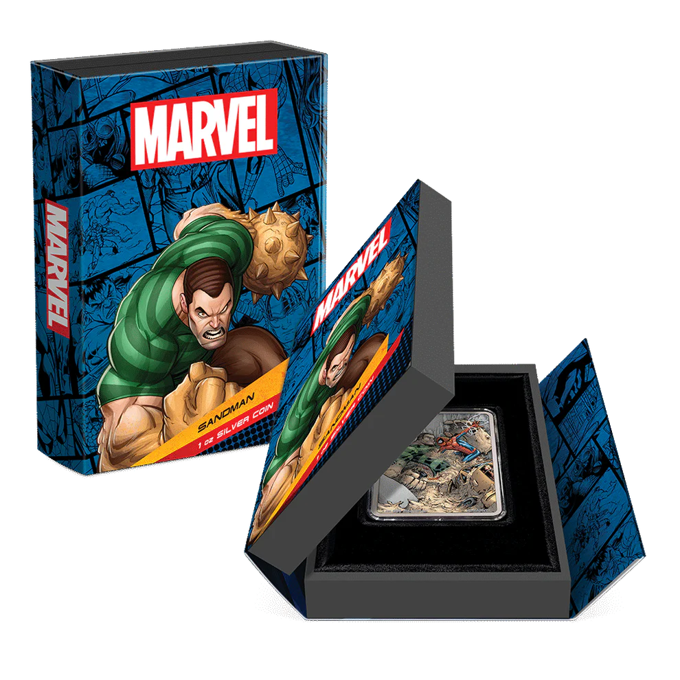 Marvel Sandman 1oz Silver Coin