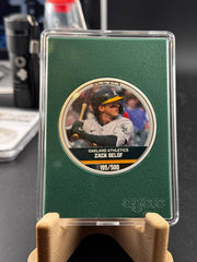 2024 Agoro Trading Coins MLB Zack Gelof 195/500 1oz Silver Coin