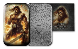 2024 Germania 2oz Cast Bar Gods: Tyr - Captain’s Chest Bullion