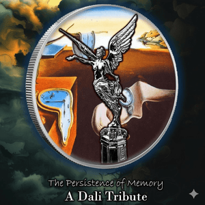 2024 Mexico Libertad 1oz .999 Silver Coin Dali The Persistence of Memory - Captain’s Chest Bullion