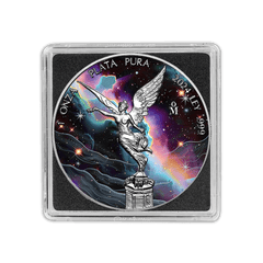 2024 Mexico Libertad Cosmos 1oz .999 Silver Coin Colorized