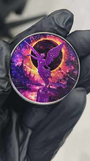 2024 Mexico Libertad Lost Land of Utopia Metallic Colorized 1oz .999 Silver - Captain’s Chest Bullion