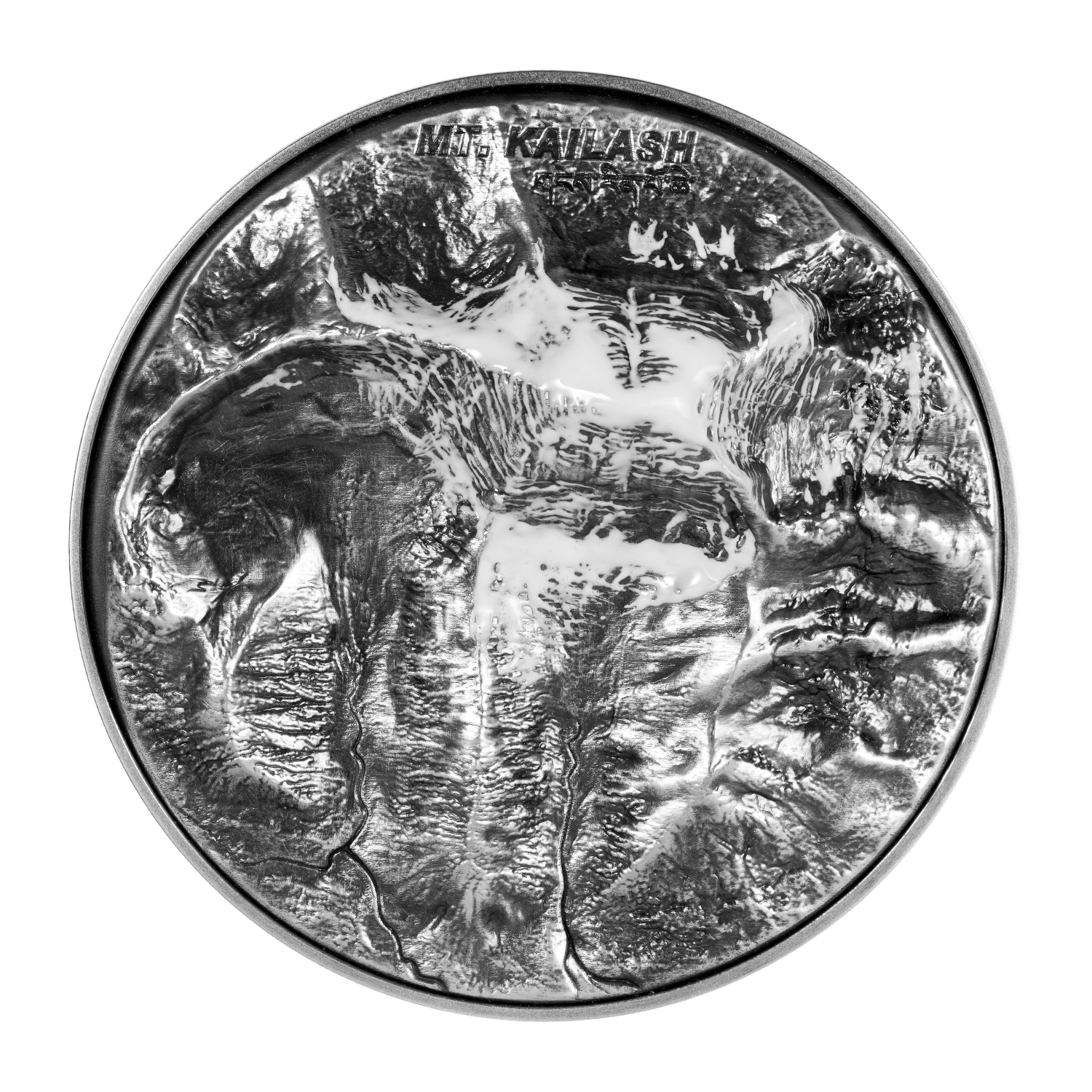 2024 Niue Mt Kailash 2oz .999 Silver Coin Antiqued Finished - Captain’s Chest Bullion