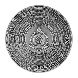 2024 Niue The Solar System 2oz .999 Colorized Silver Coin - Captain’s Chest Bullion