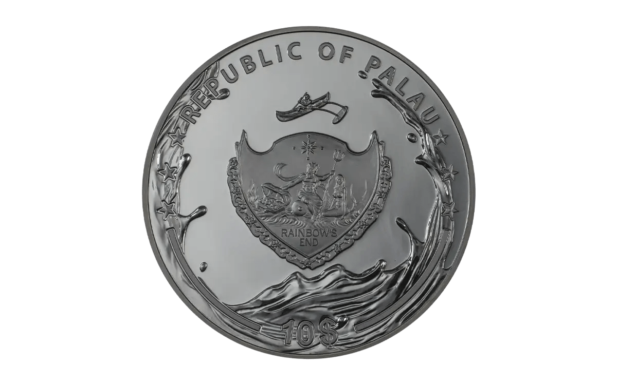 2024 Palau 2oz Silver $10 Goddess of Water Black Proof NGC PF70 First Release - Captain’s Chest Bullion