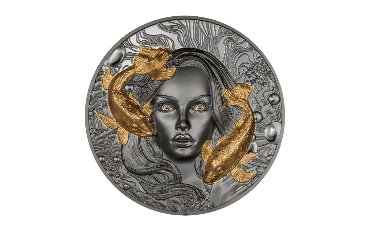 2024 Palau 2oz Silver $10 Goddess of Water Black Proof NGC PF70 First Release - Captain’s Chest Bullion