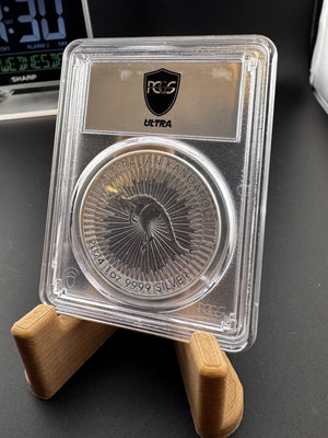 2024 PCGS MS70 Australia Kangaroo 1oz .999 Silver Coin - Captain’s Chest Bullion