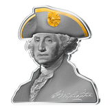 2024 Samoa Geoge Washington NGC PL - 70 3oz Ag .999 Shaped Silver - Captain’s Chest Bullion