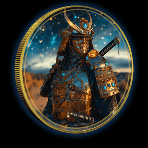 2024 Silver Eagle Blade Over Sand Samurai 1oz .999 Silver Coin - Captain’s Chest Bullion