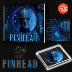 2024 Silver Eagle Colorized American Horror Stories Pinhead 1oz .999 Silver Coin