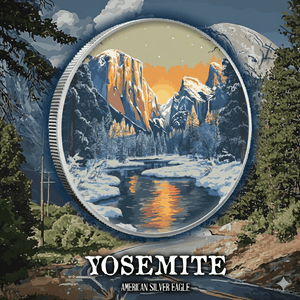 2024 Silver Eagle National Parks 3 Yosemite 1oz .999 Silver Coin - Captain’s Chest Bullion