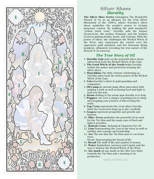 2024 Silver Shoe The Story of Wizard of Oz 1/400 oz .999 Silver Note - Captain’s Chest Bullion